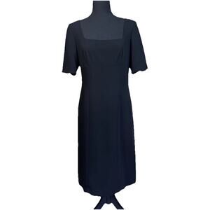 Ann Taylor Babydoll Shift Dress Womens Size 6 Classic Coquette Church Office